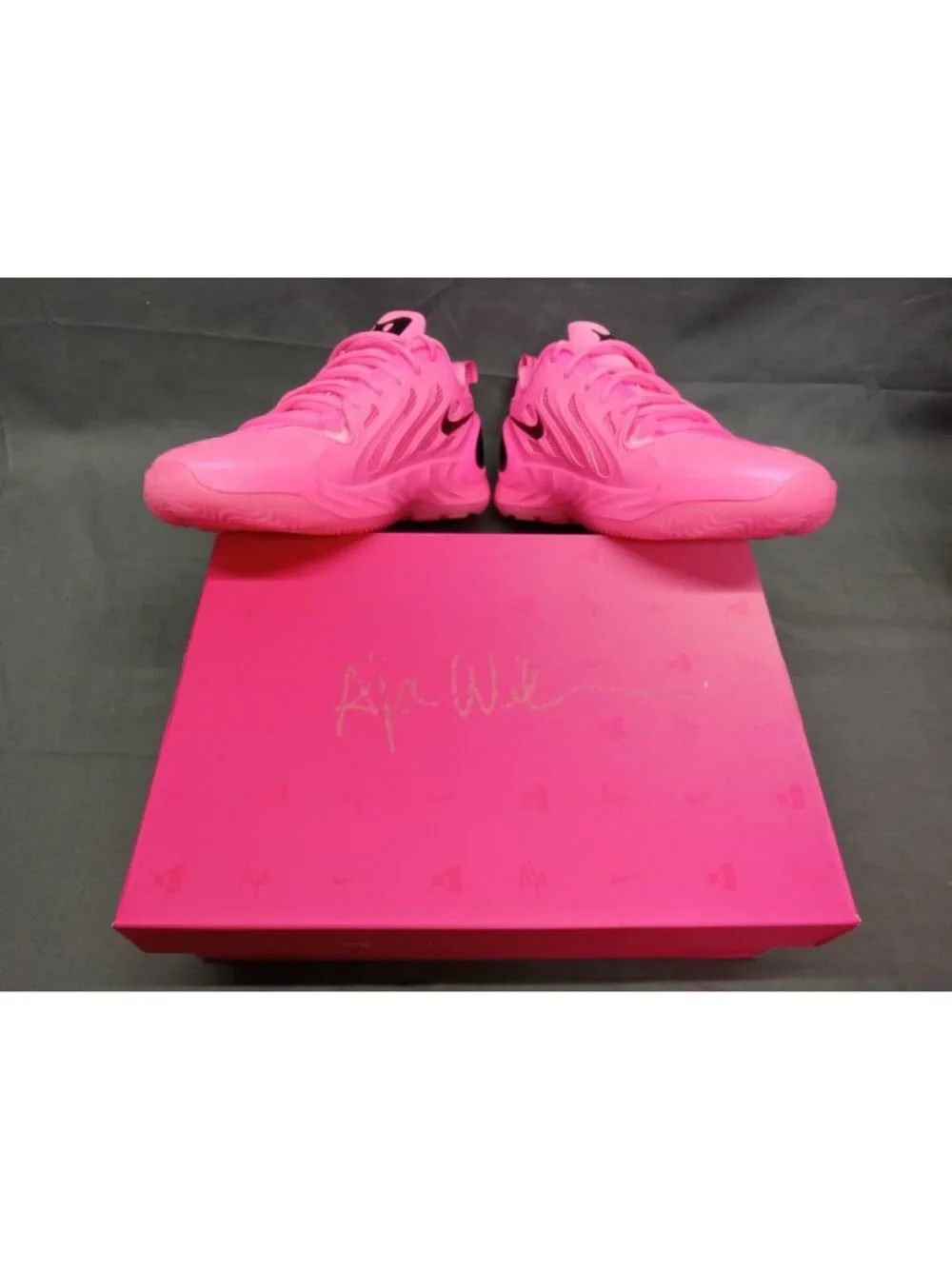 Nike A 'TWO (GS) A'ja Wilson Sneakers Pink Beam Black Girls Size 5 NEW IN BOX!